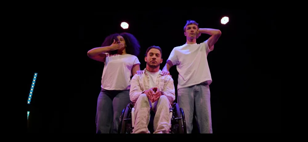 Tournage du clip d'un rappeur aubagnais sur scène